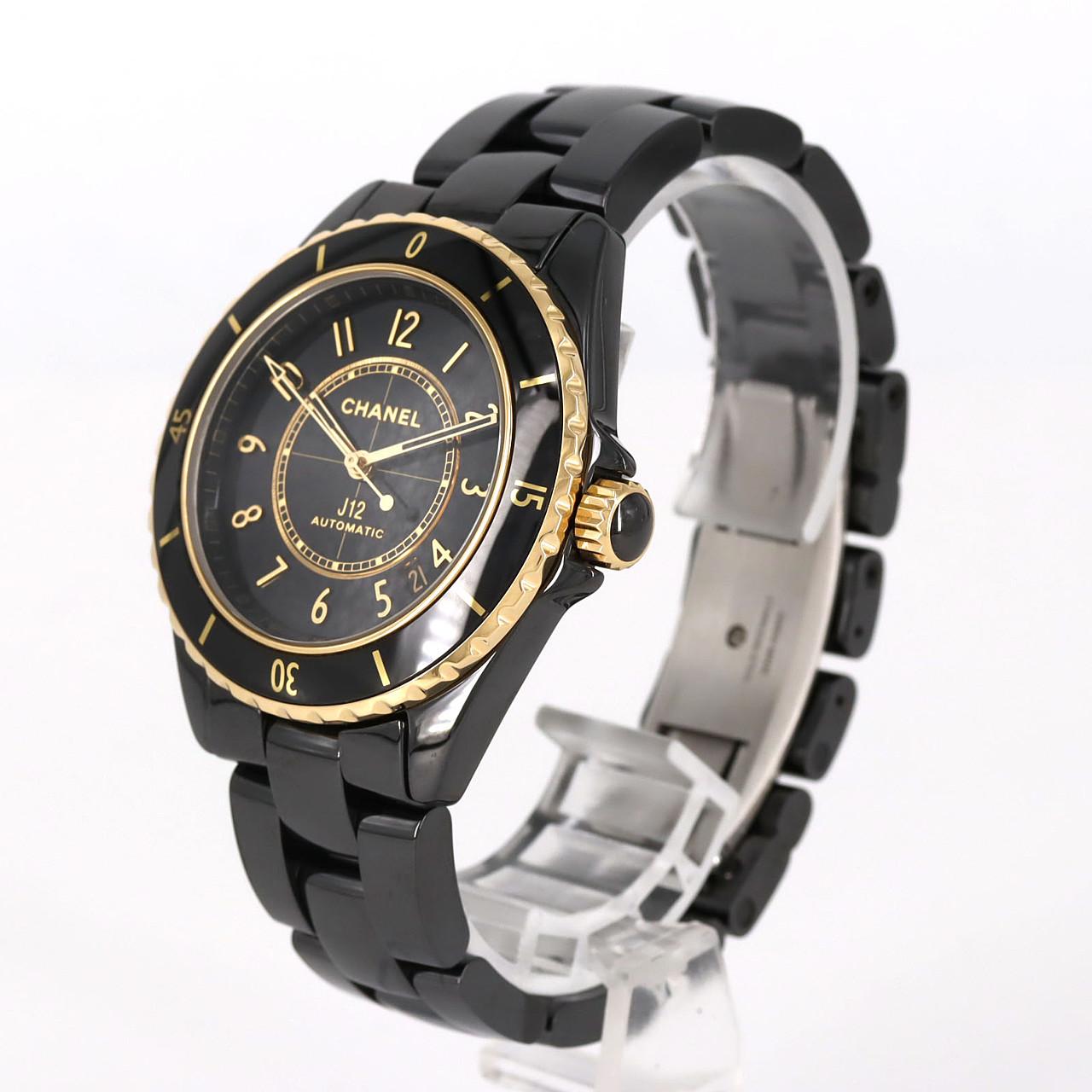 シャネル J12 キャリバー12.1 38mmセラミックxYG H9541 セラミックxYG 自動巻