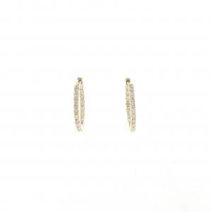 K18YG ダイヤモンド ピアス 0.30CT