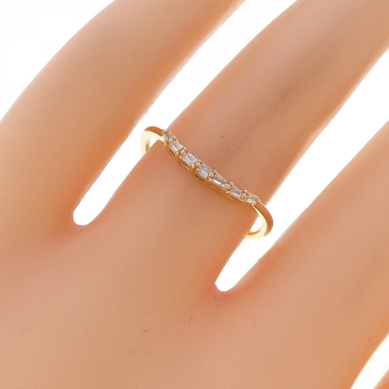 アガット ダイヤモンド リング 0.08CT
