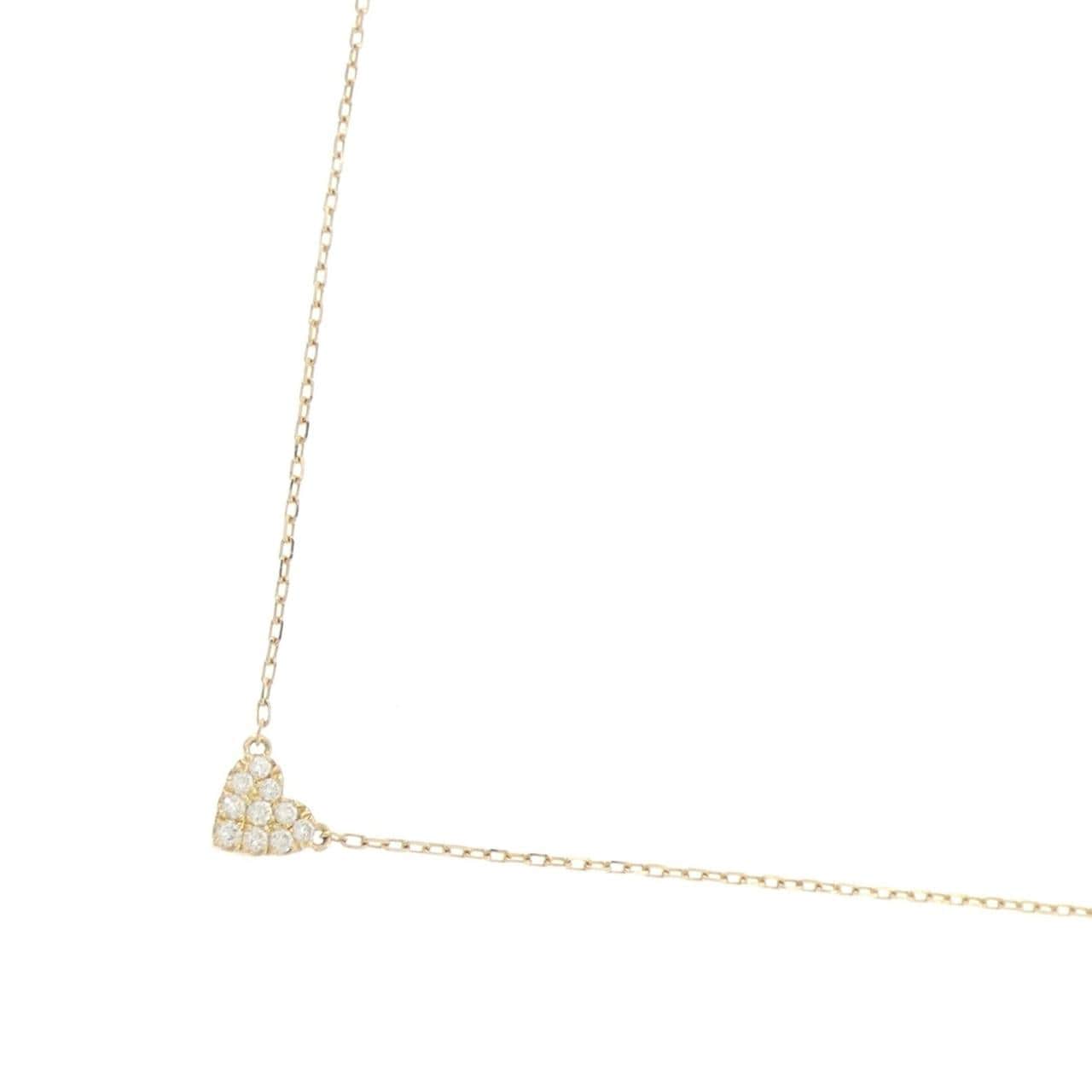 アーカー ハートパヴェ ネックレス 0.05CT