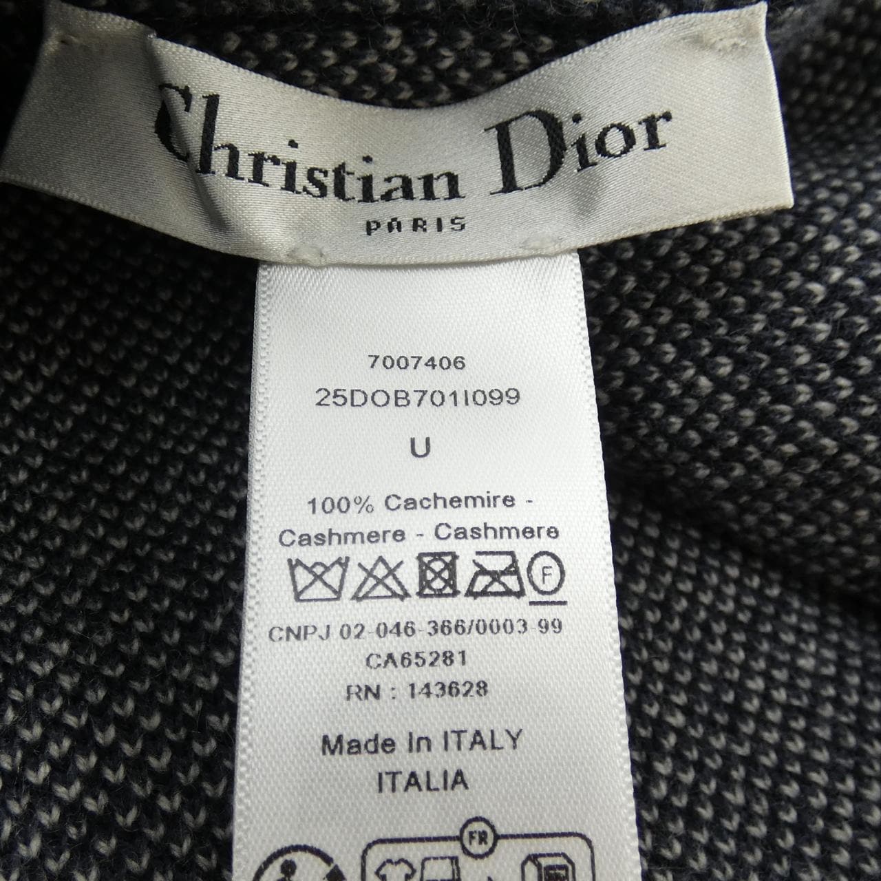 クリスチャンディオール CHRISTIAN DIOR 25DOB701I099 ニットキャップ