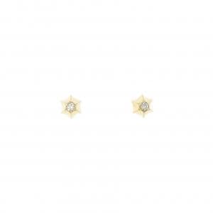 アガット ダイヤモンド ピアス 0.04CT