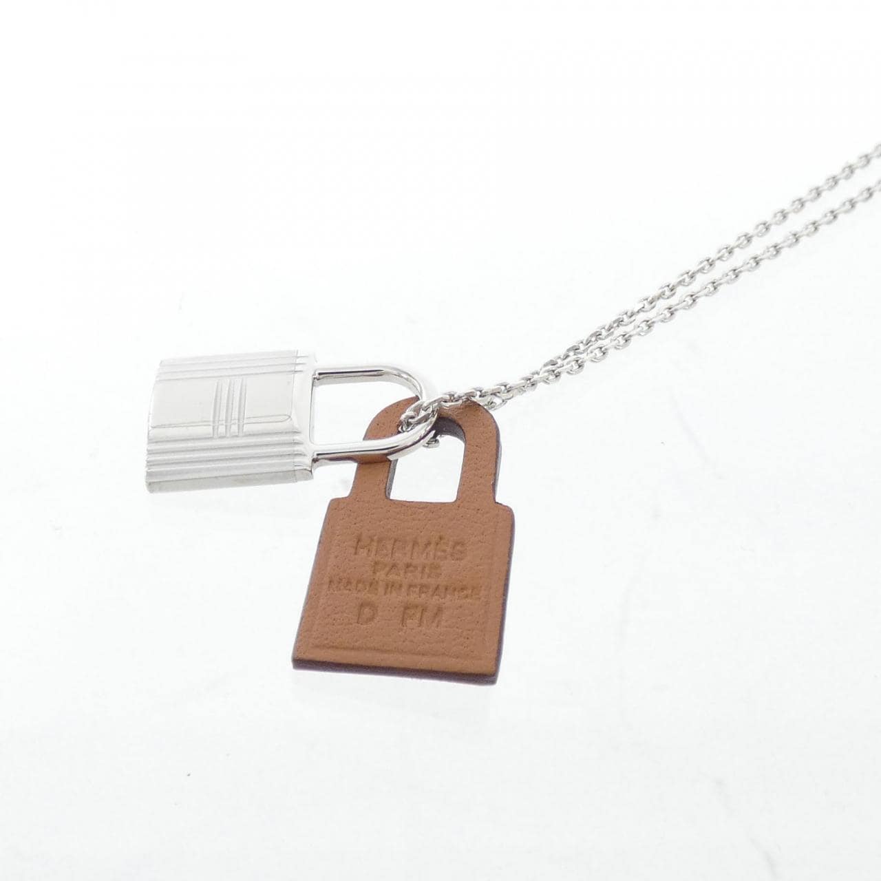 HERMES O&#39;Kelly PM 078852CK Necklace