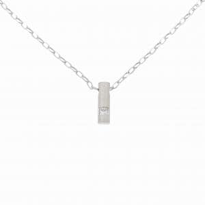 K18WG/750WG ダイヤモンド ネックレス 0.323CT