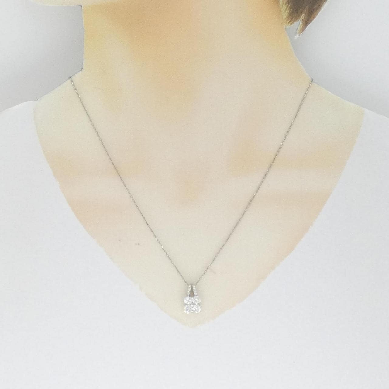 コメ兵｜プラチナ ダイヤモンド ネックレス 0.958CT H SI2 GOOD