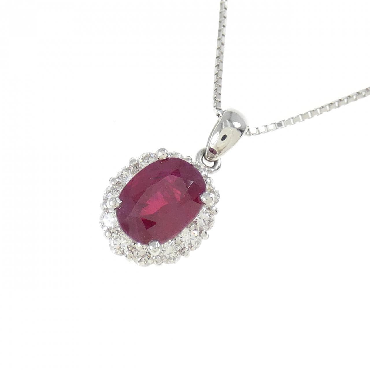 [Remake] PT Ruby Necklace 2.124CT Made in Burma