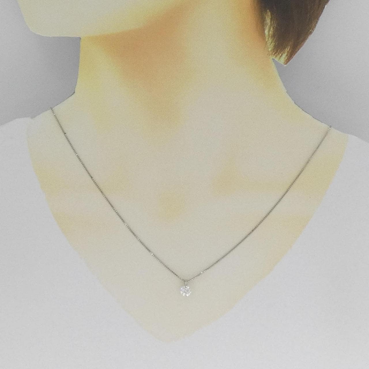 PT900/PT850 ダイヤモンド ネックレス 0.511CT
