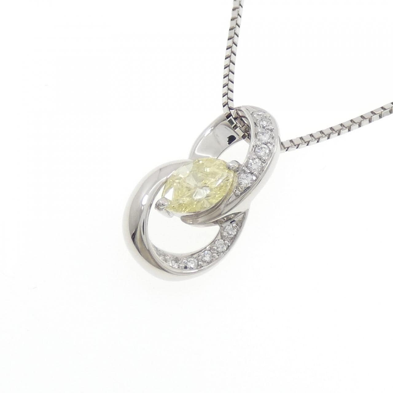 PT900/PT850 ダイヤモンド ネックレス 0.550CT