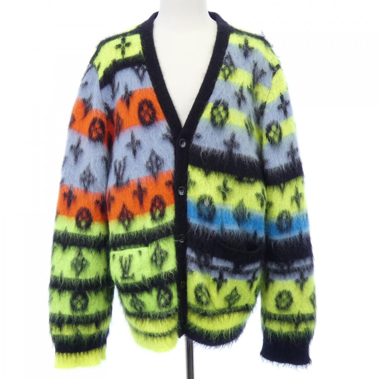 ルイヴィトン LOUIS VUITTON モノグラムモヘアカーディガン HNN05WNE5 カーディガン