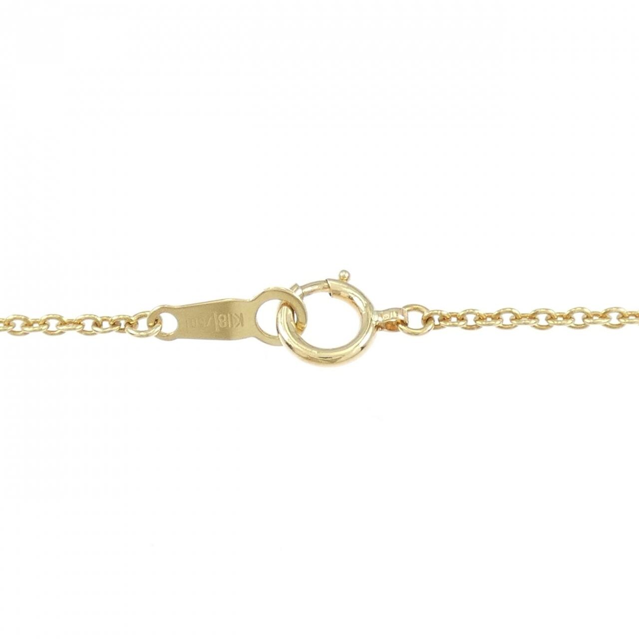 K18YG/K18WG Heart Diamond Necklace 0.20CT