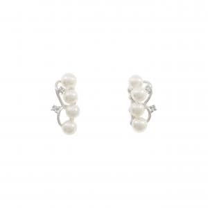 K18WG アコヤパール ピアス