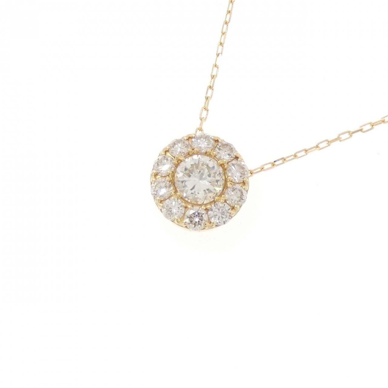 K18YG ダイヤモンド ネックレス 0.70CT