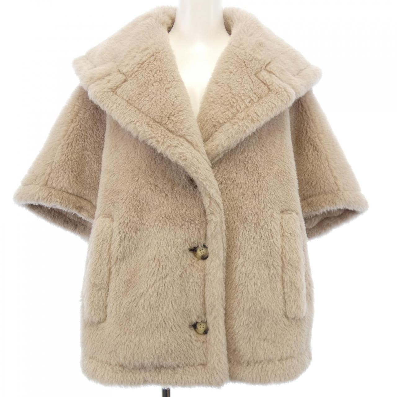 マックスマーラ Max Mara CAMBUSA 473601 テディベア ケープ