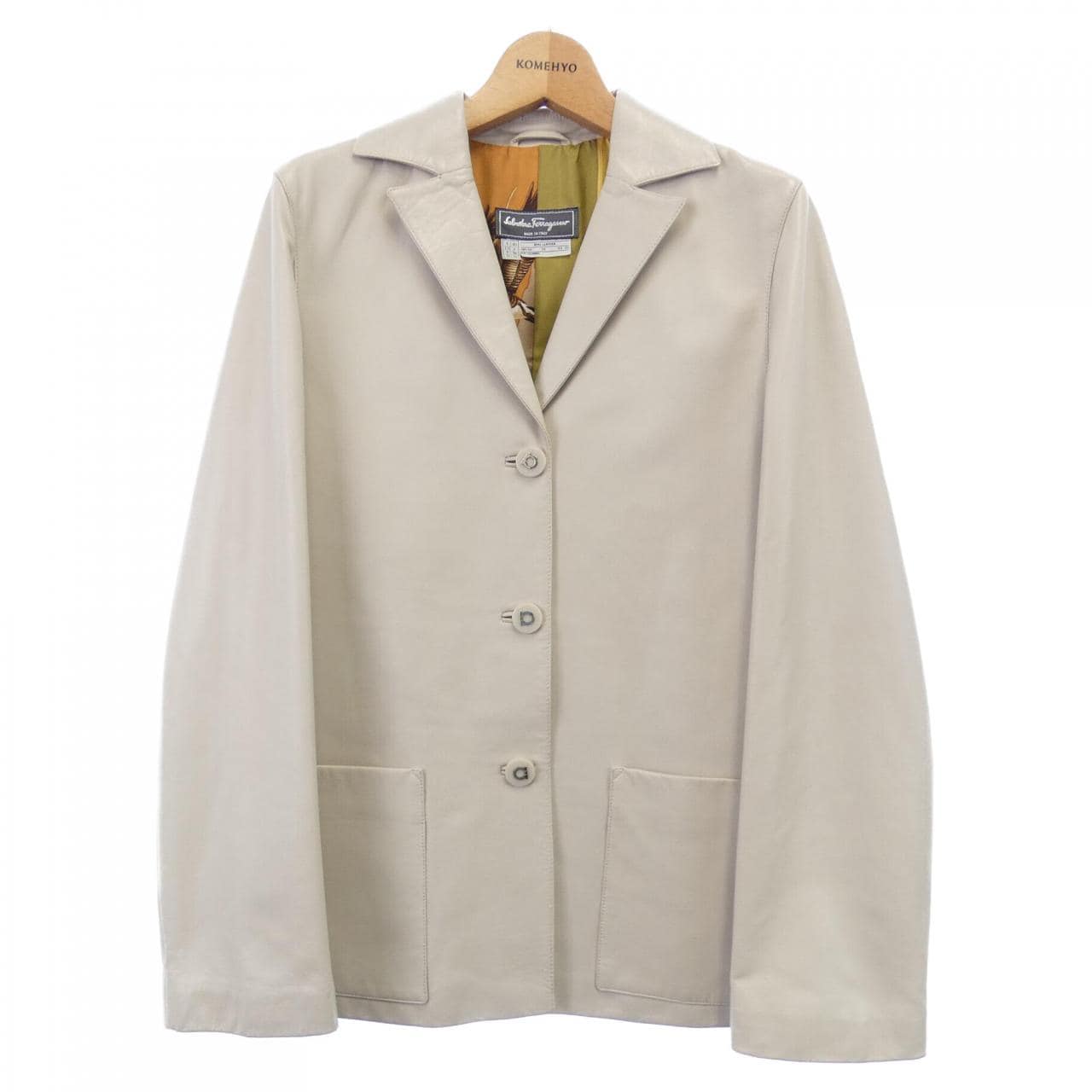 サルヴァトーレフェラガモ SALVATORE FERRAGAMO レザージャケット