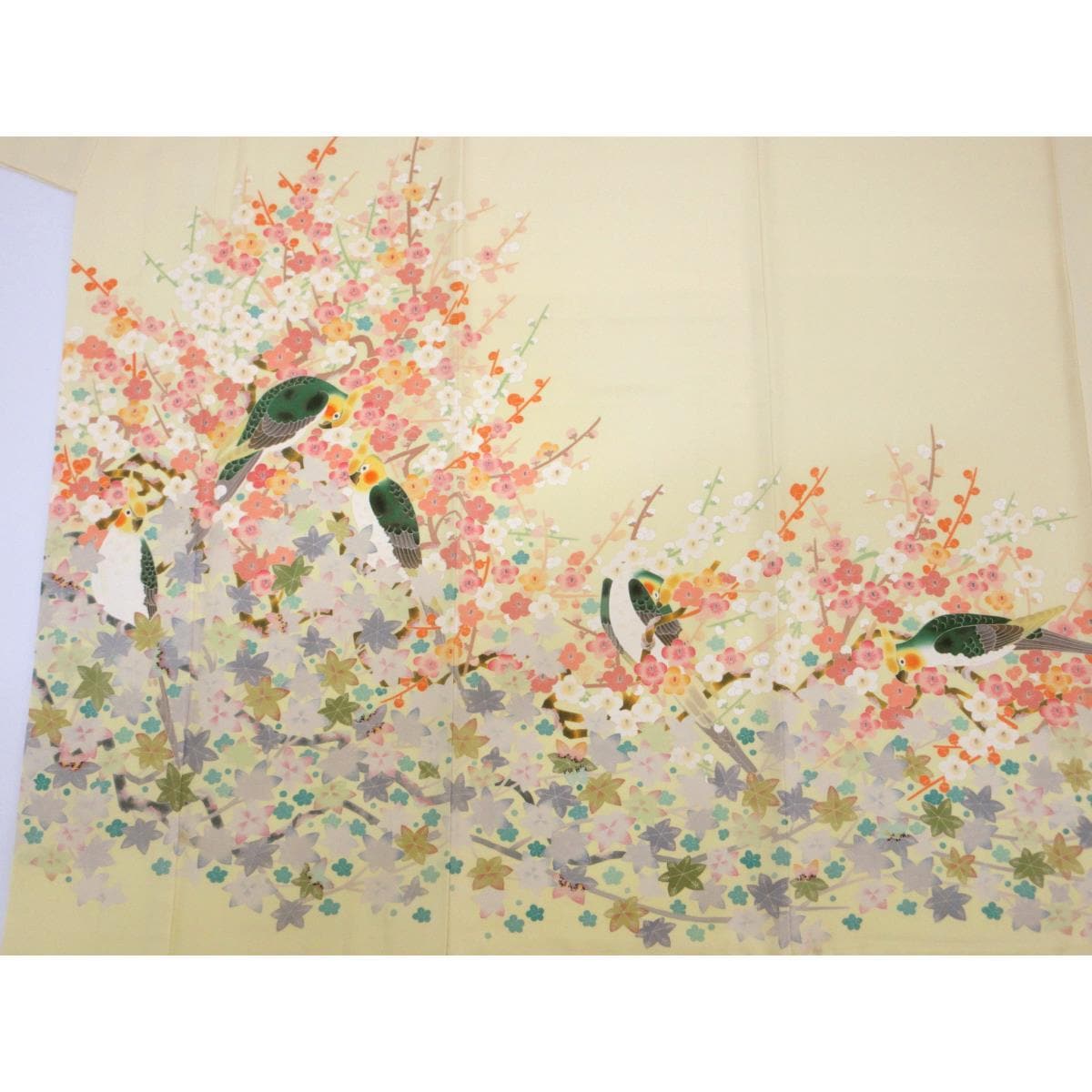 色留袖　【本加賀友禅】百貫華峰　四ッ目菱