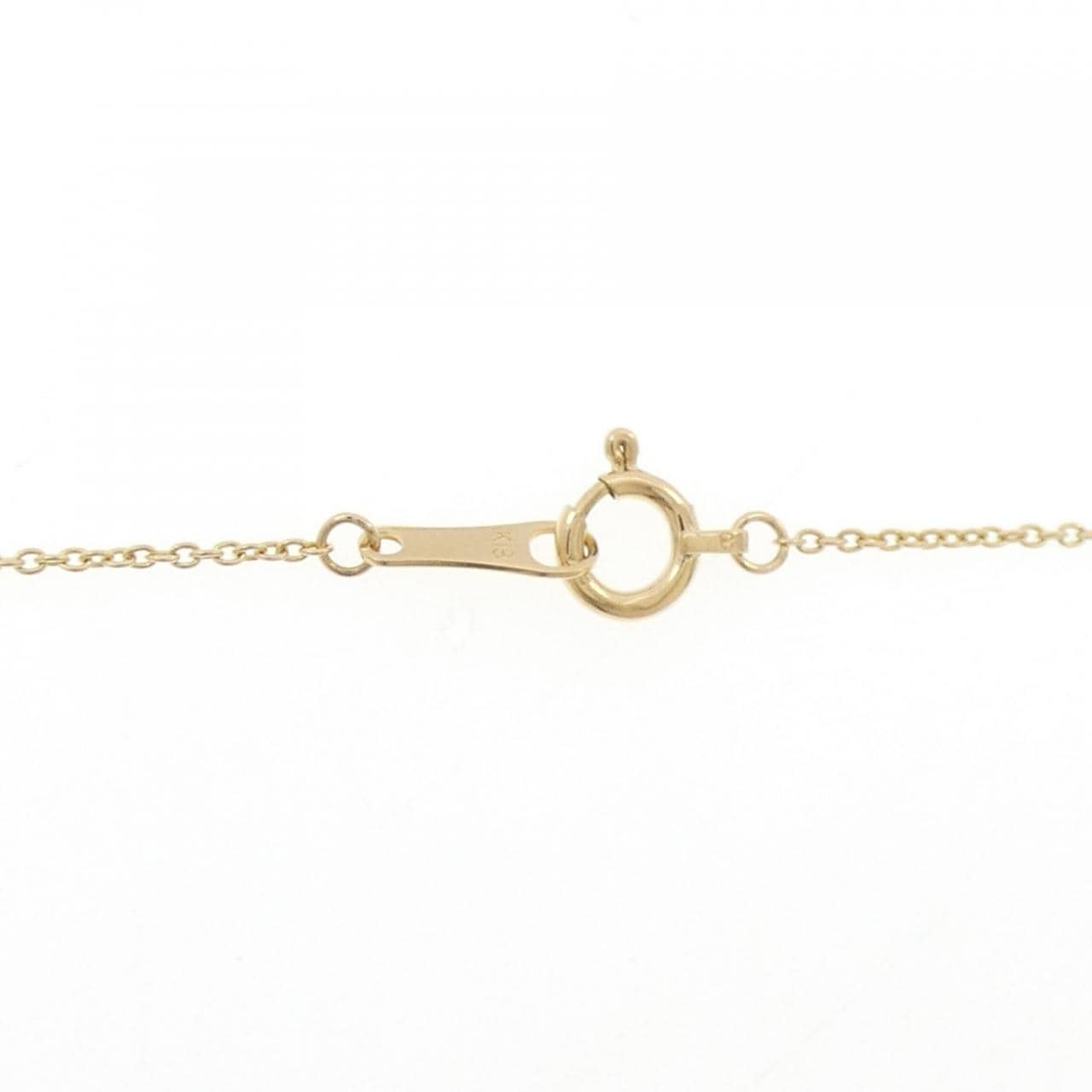 K18YG バタフライ ダイヤモンド ネックレス