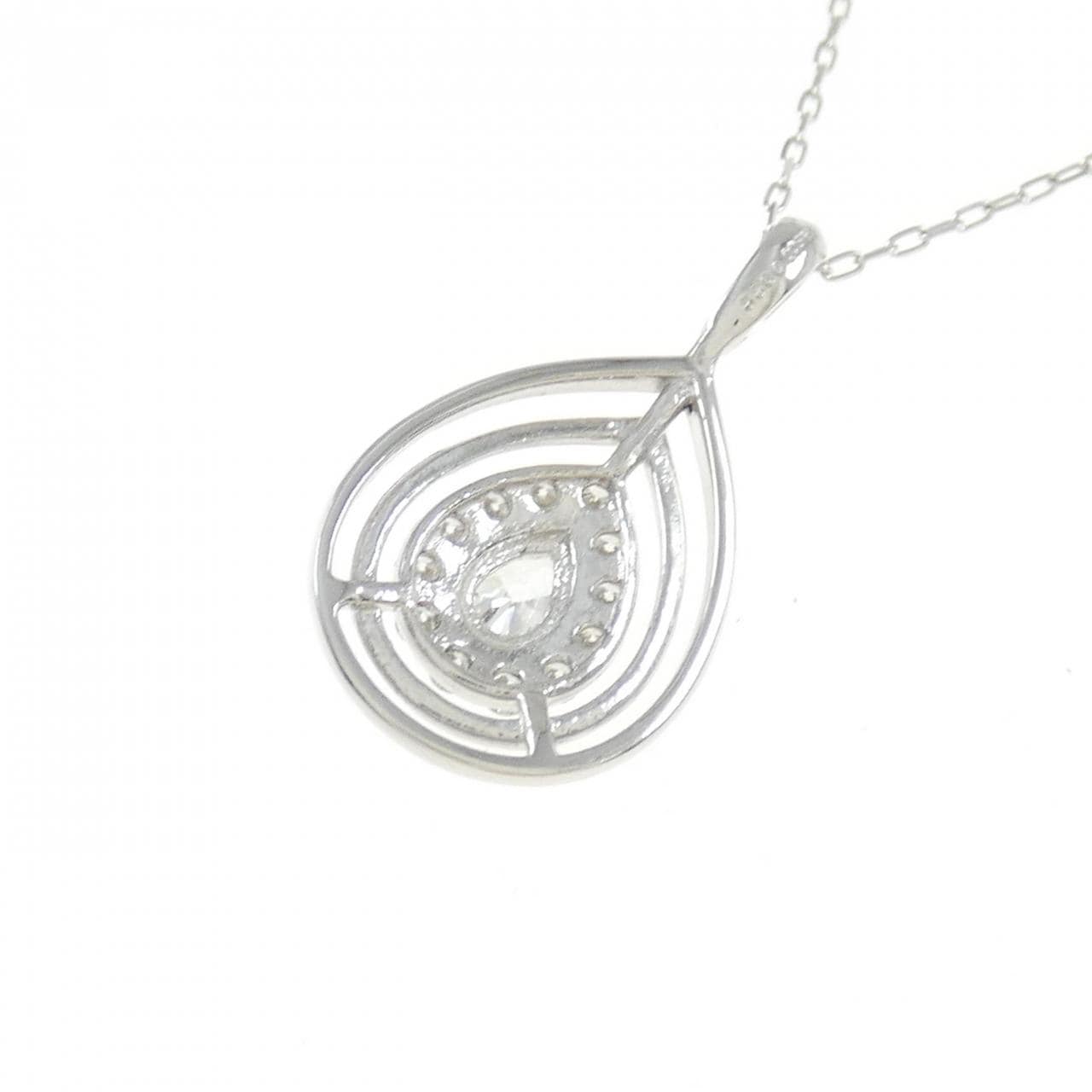 【新品】PT ダイヤモンド ネックレス 0.22CT