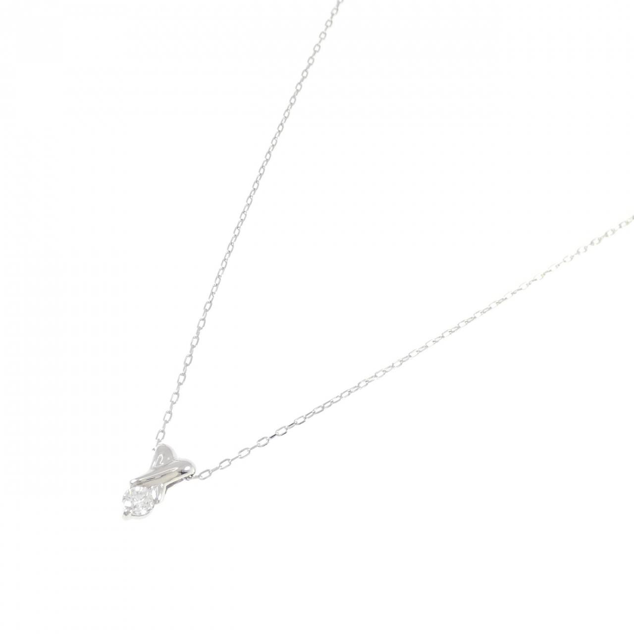 PT900/PT850 ダイヤモンド ネックレス 0.18CT
