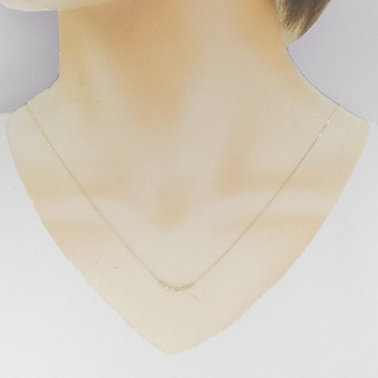 【新品】K18YG ダイヤモンド ネックレス 0.08CT