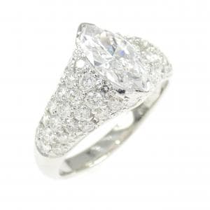 PT900 ダイヤモンド リング 1.082CT D VS2 マーキスカット