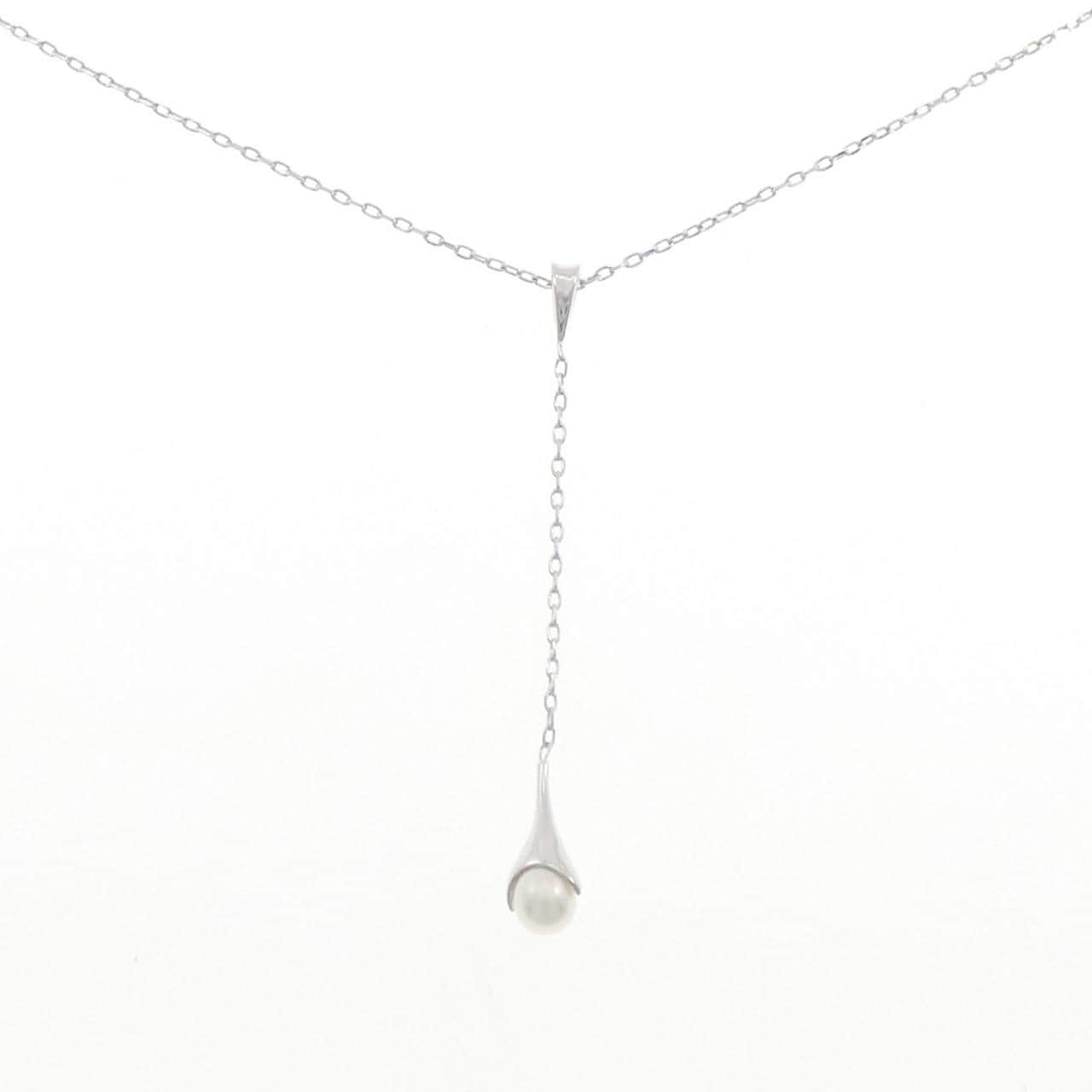 K10WG 淡水パール ネックレス