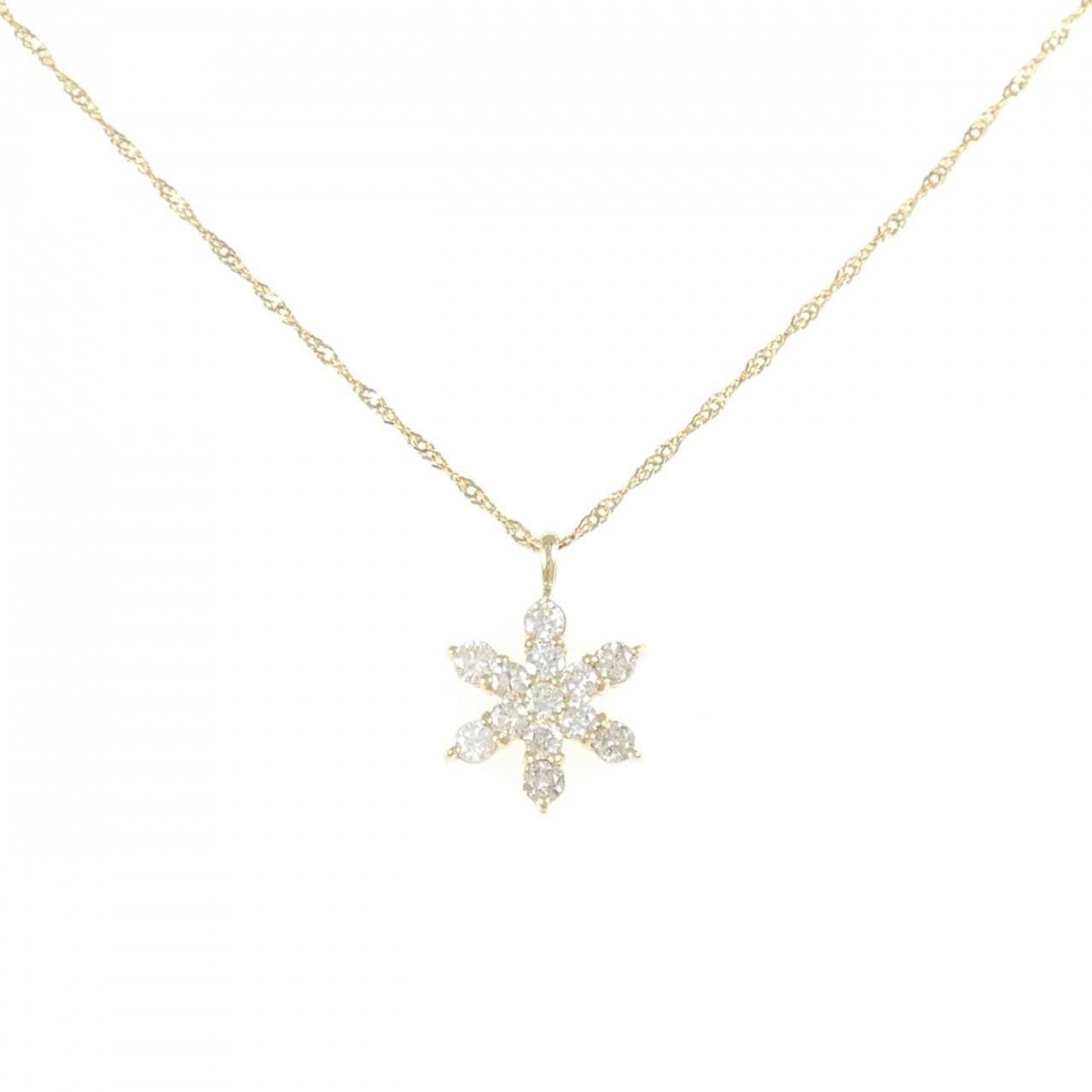 K18YG ダイヤモンド ネックレス 0.3CT