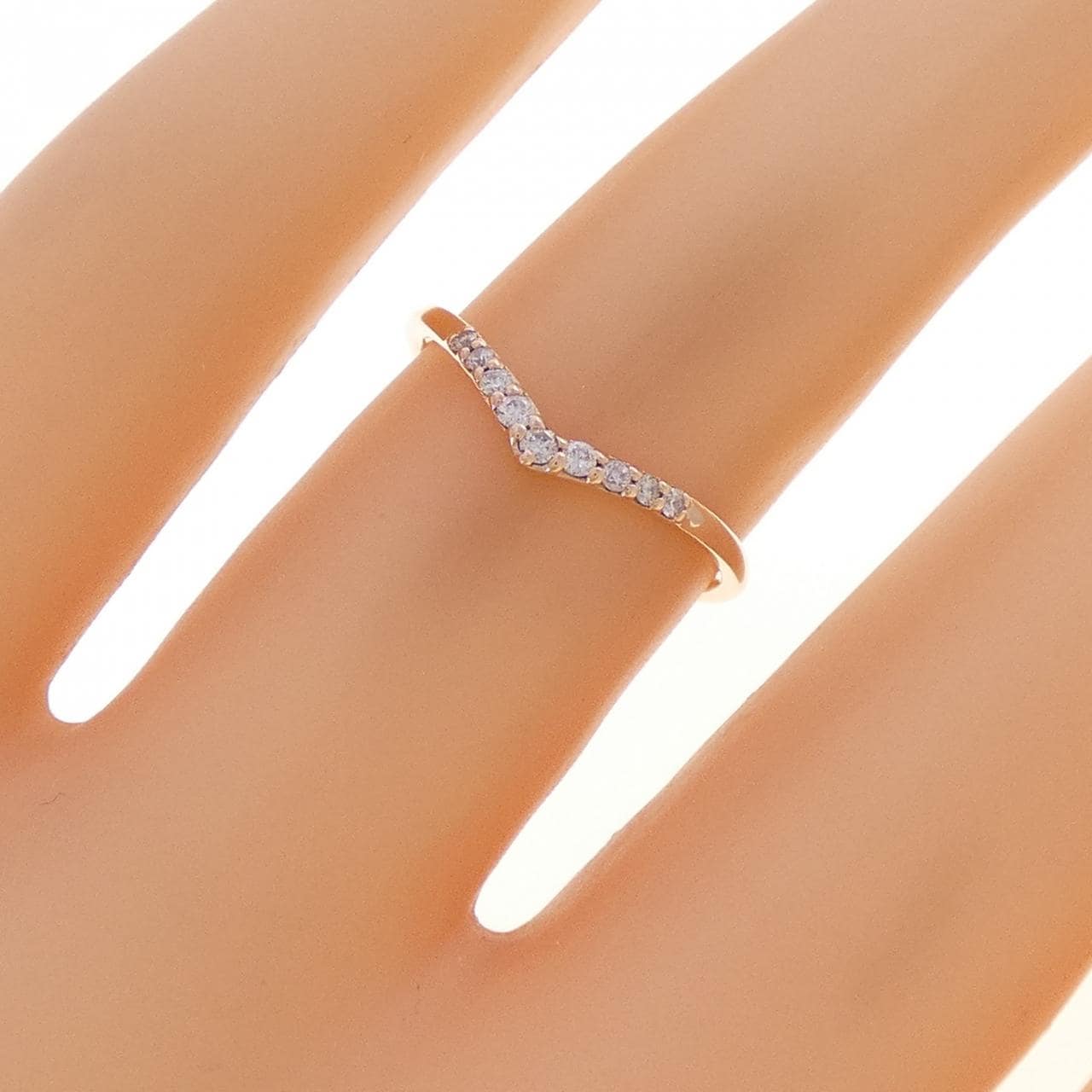 クミキョク ダイヤモンド リング 0.07CT