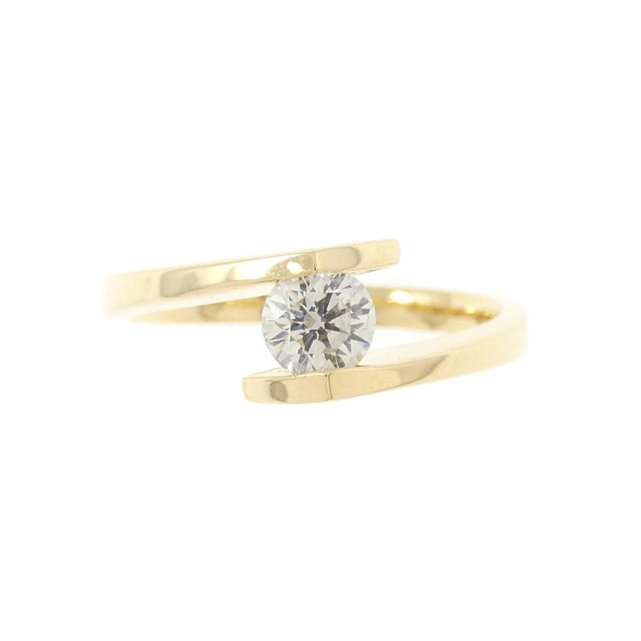 K18YG ダイヤモンド リング 0.24CT