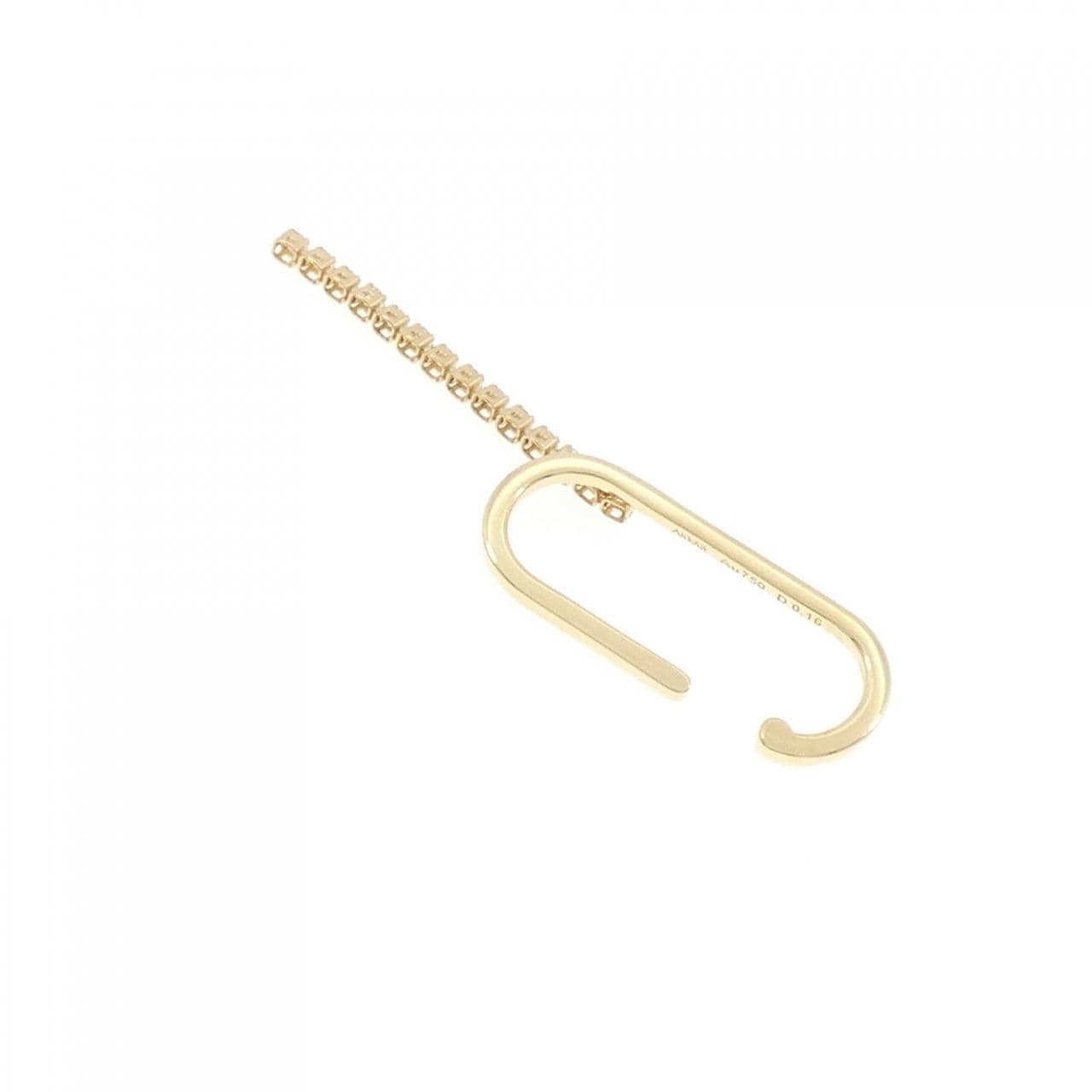 アーカー シャンデリア イヤーカフ 0.16CT 片耳