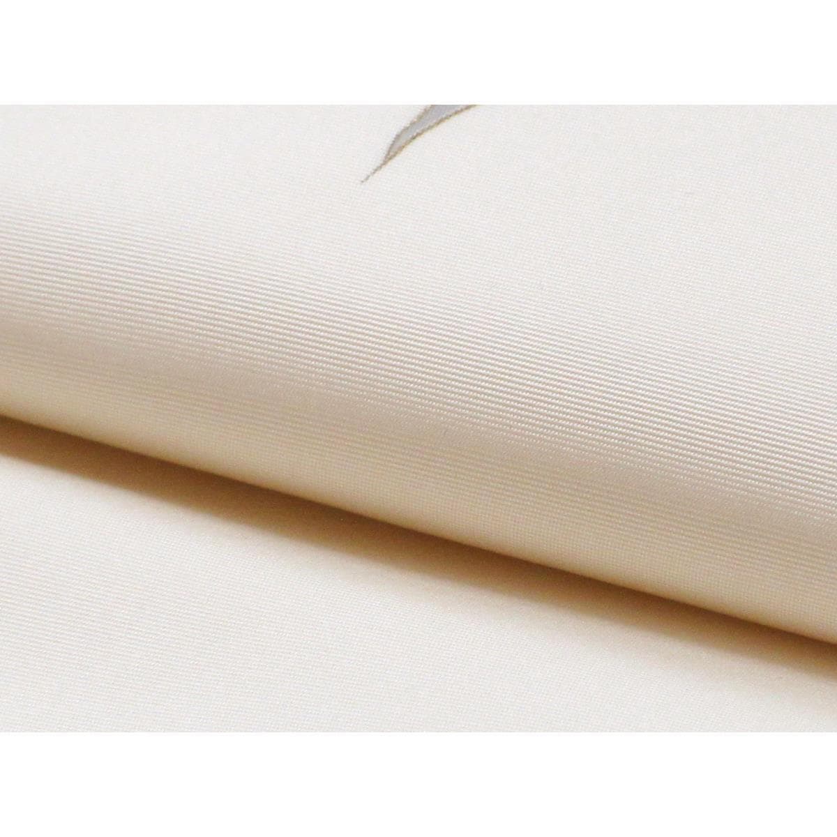 名古屋帯　塩瀬染帯　友禅金彩加工　刺繍入り