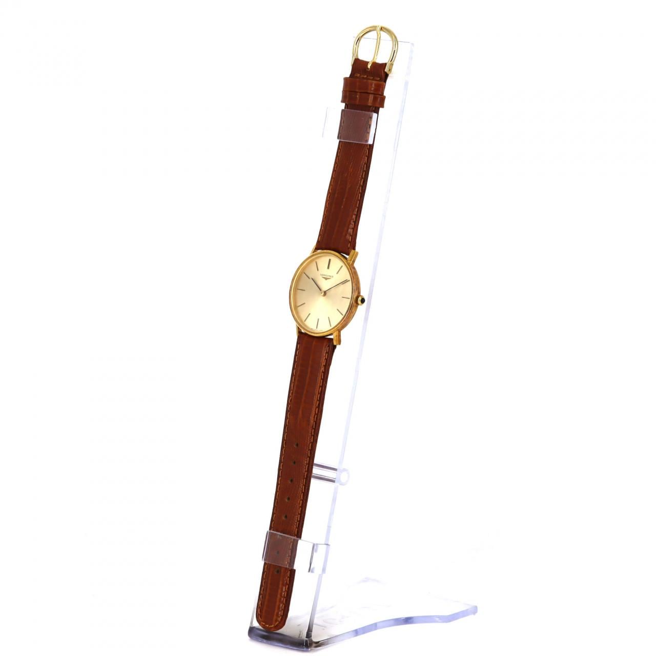 LONGINES round case YG YG Manual Winding