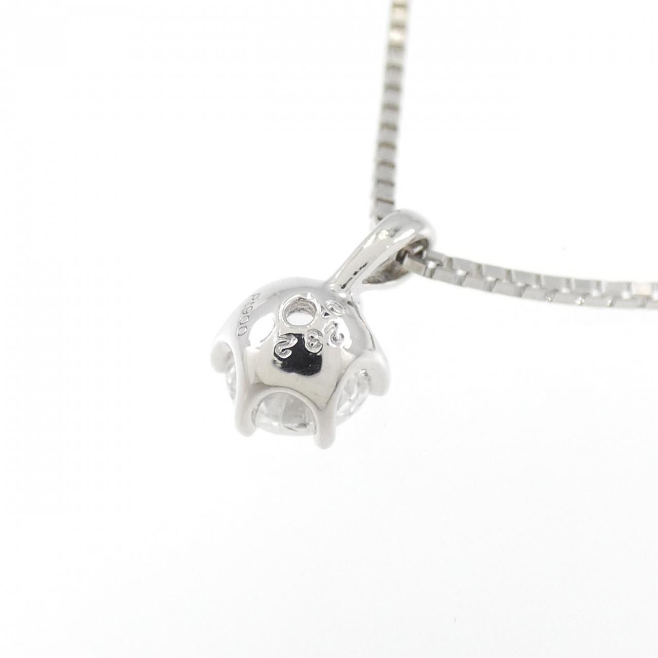 [BRAND NEW] PT900/PT850 Diamond Necklace 0.232CT D SI1 VG
