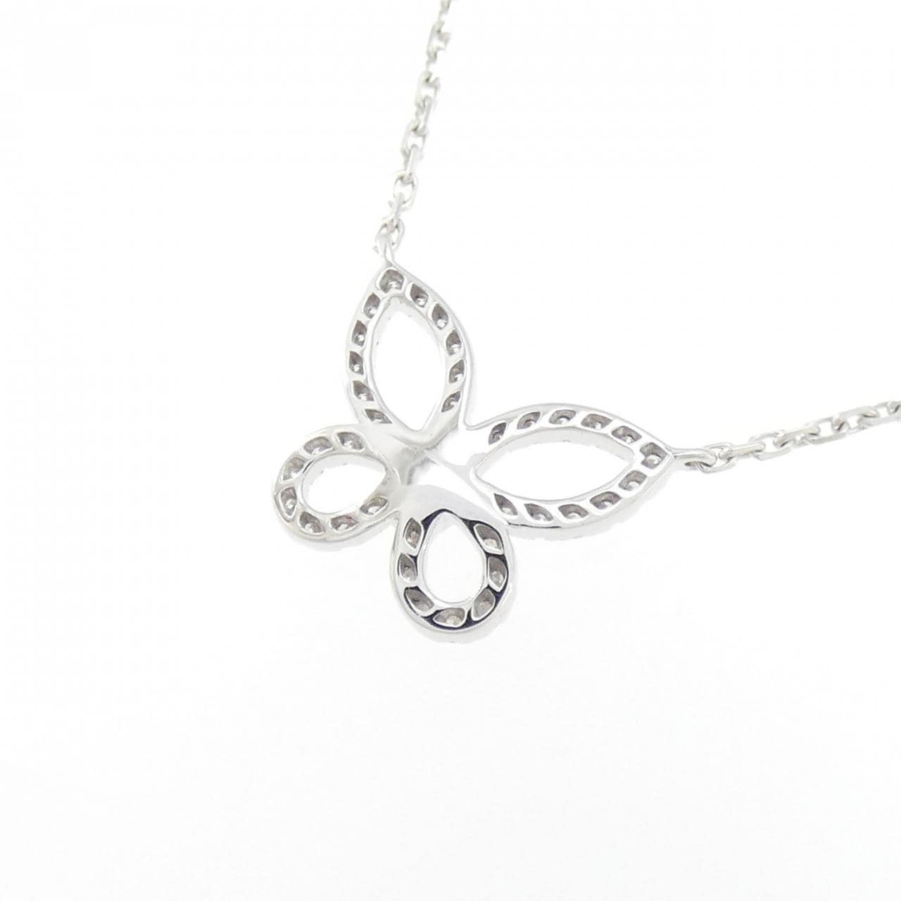 Graff Mini Butterfly Silhouette Necklace
