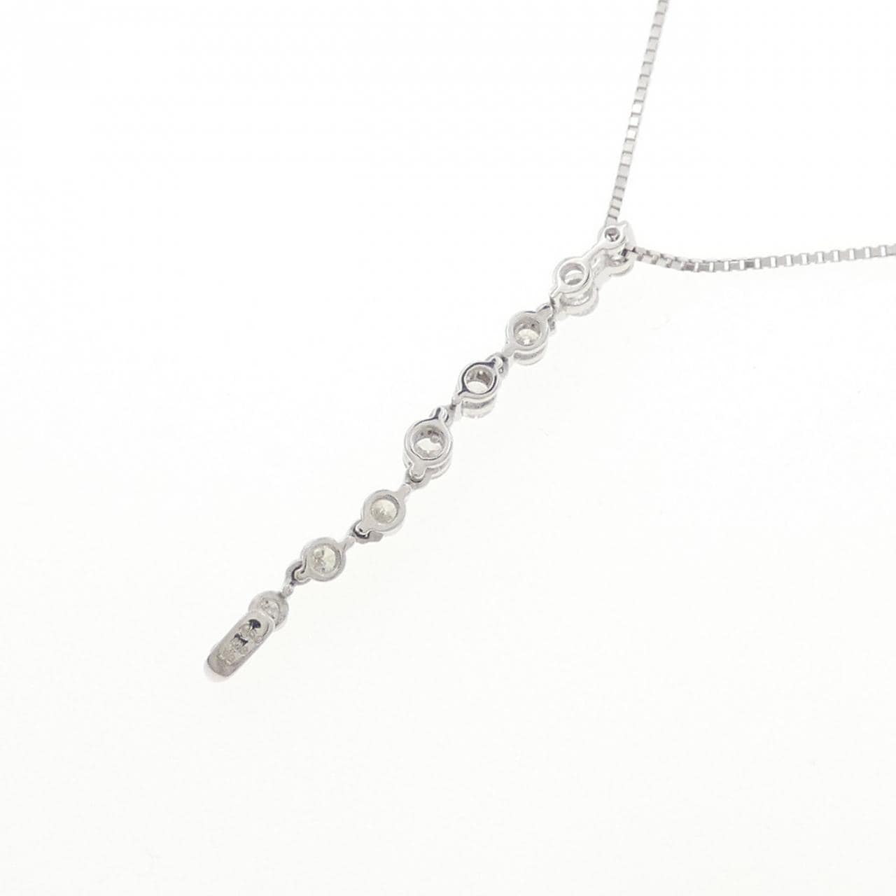 K18WG ダイヤモンド ネックレス 0.50CT