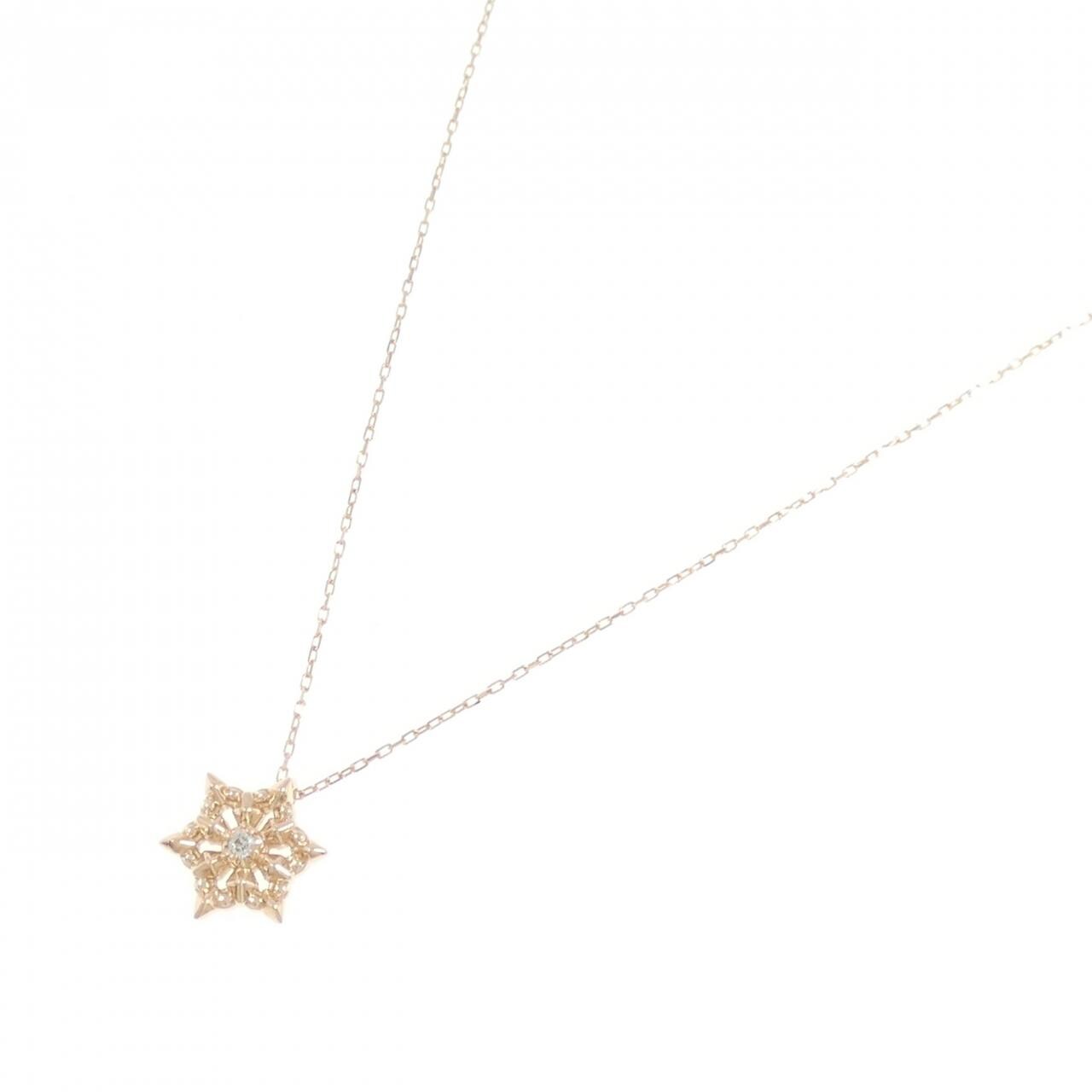 K10PG ダイヤモンド ネックレス 0.01CT