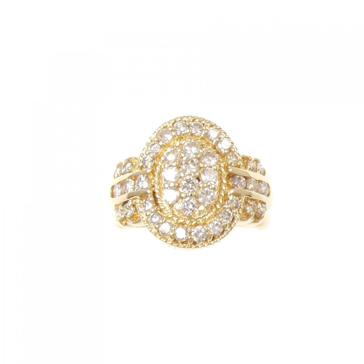 K18YG ダイヤモンド リング 1.00CT