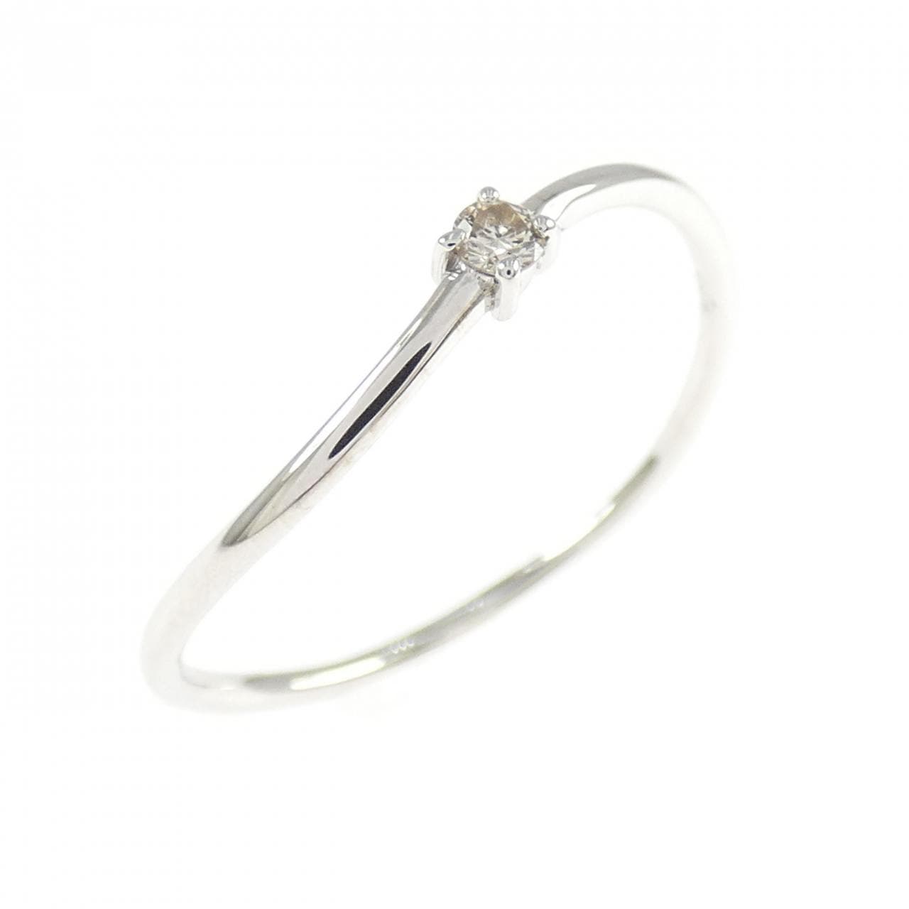 K18WG ダイヤモンド リング 0.03CT