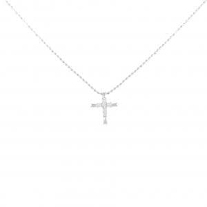 PT900/PT850 クロス ダイヤモンド ネックレス 0.08CT