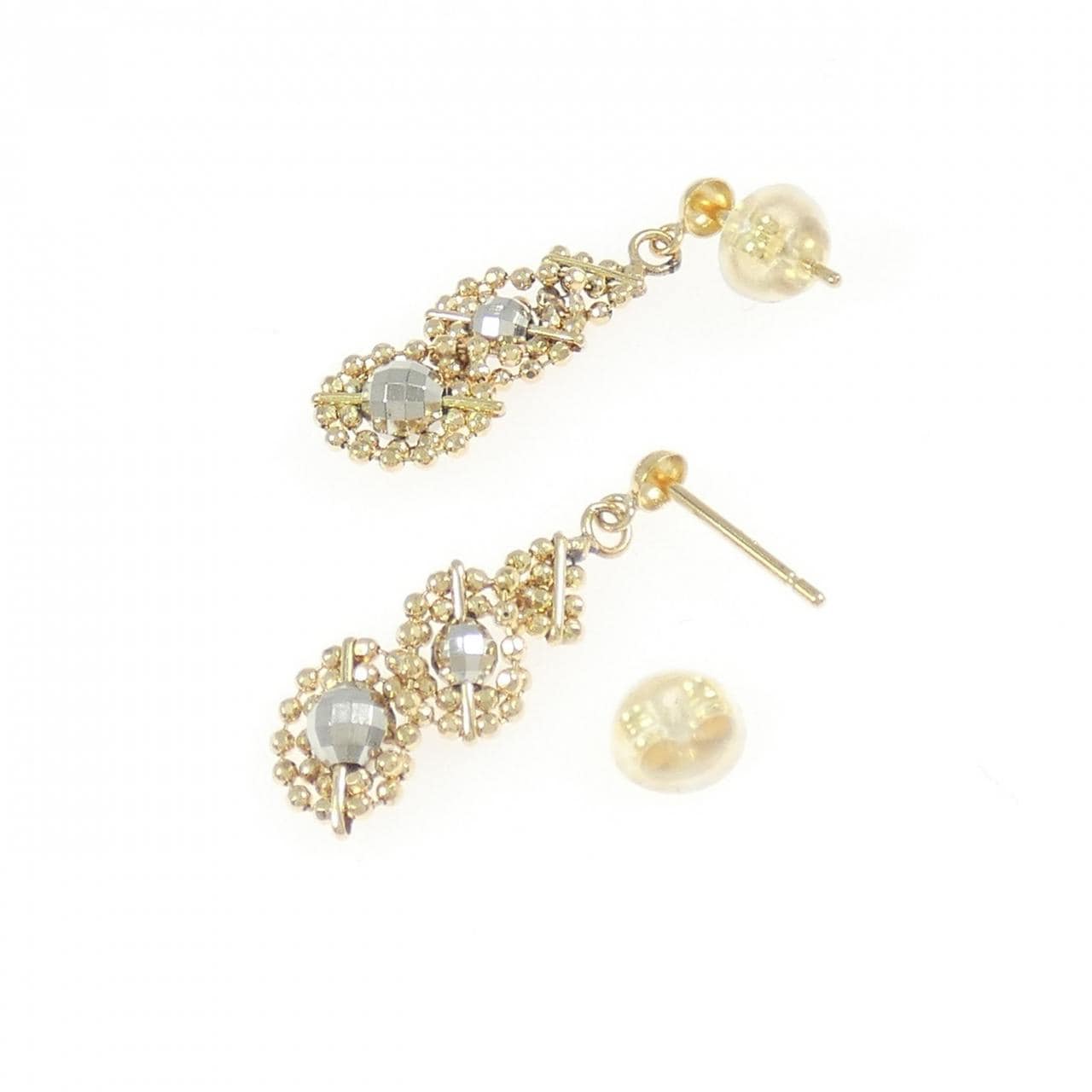 K18YG/K18WG ピアス