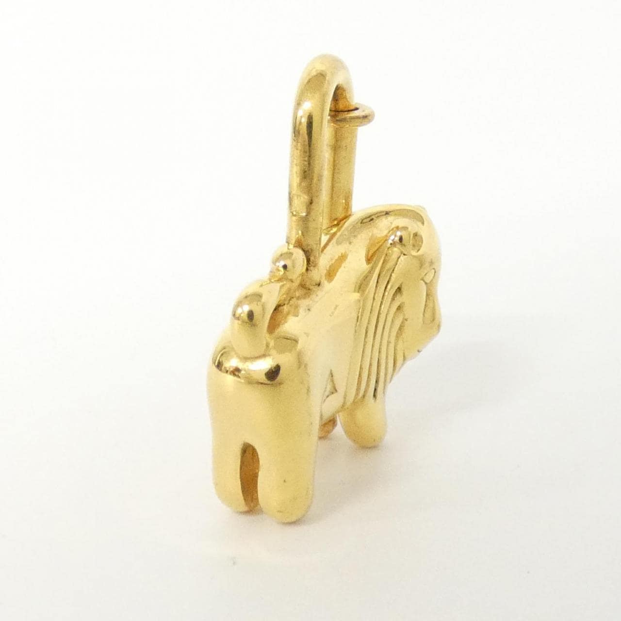 エルメス LION カデナ 041000CC キーホルダー