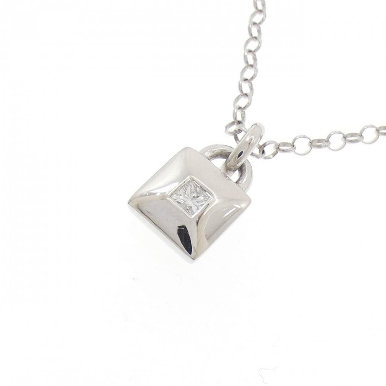 PT900/PT850 ダイヤモンド ネックレス 0.08CT