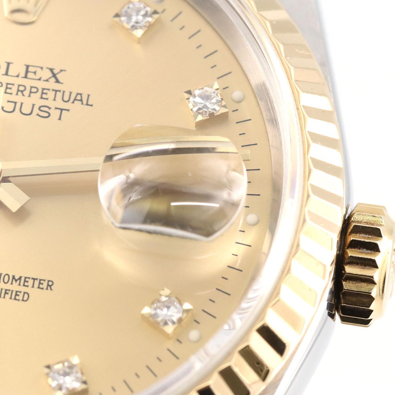 ROLEX Datejust 16233G. SSxYG Automatic L number