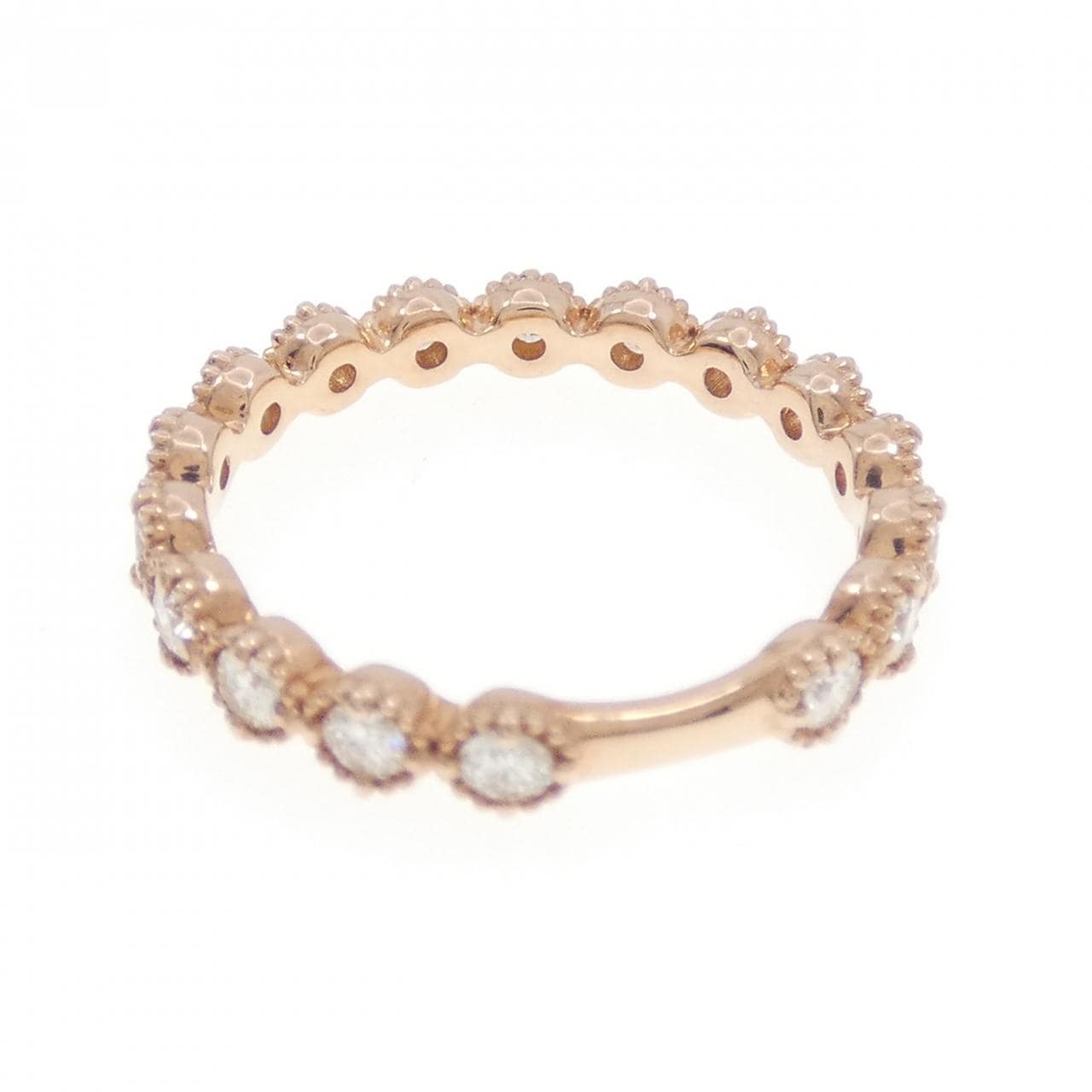 K18PG ダイヤモンド リング 0.65CT