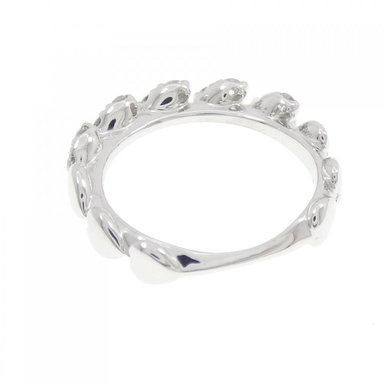 K18WG 心形鑽石0.50CT