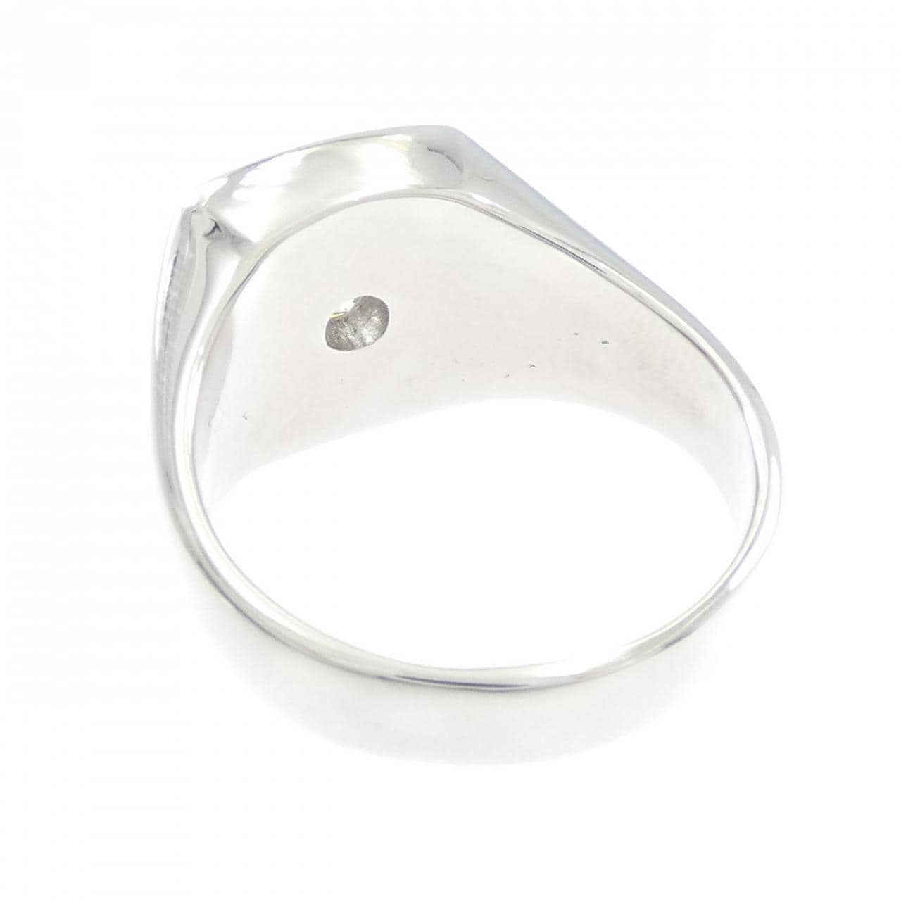 PT900 印台 ダイヤモンド リング 0.35CT