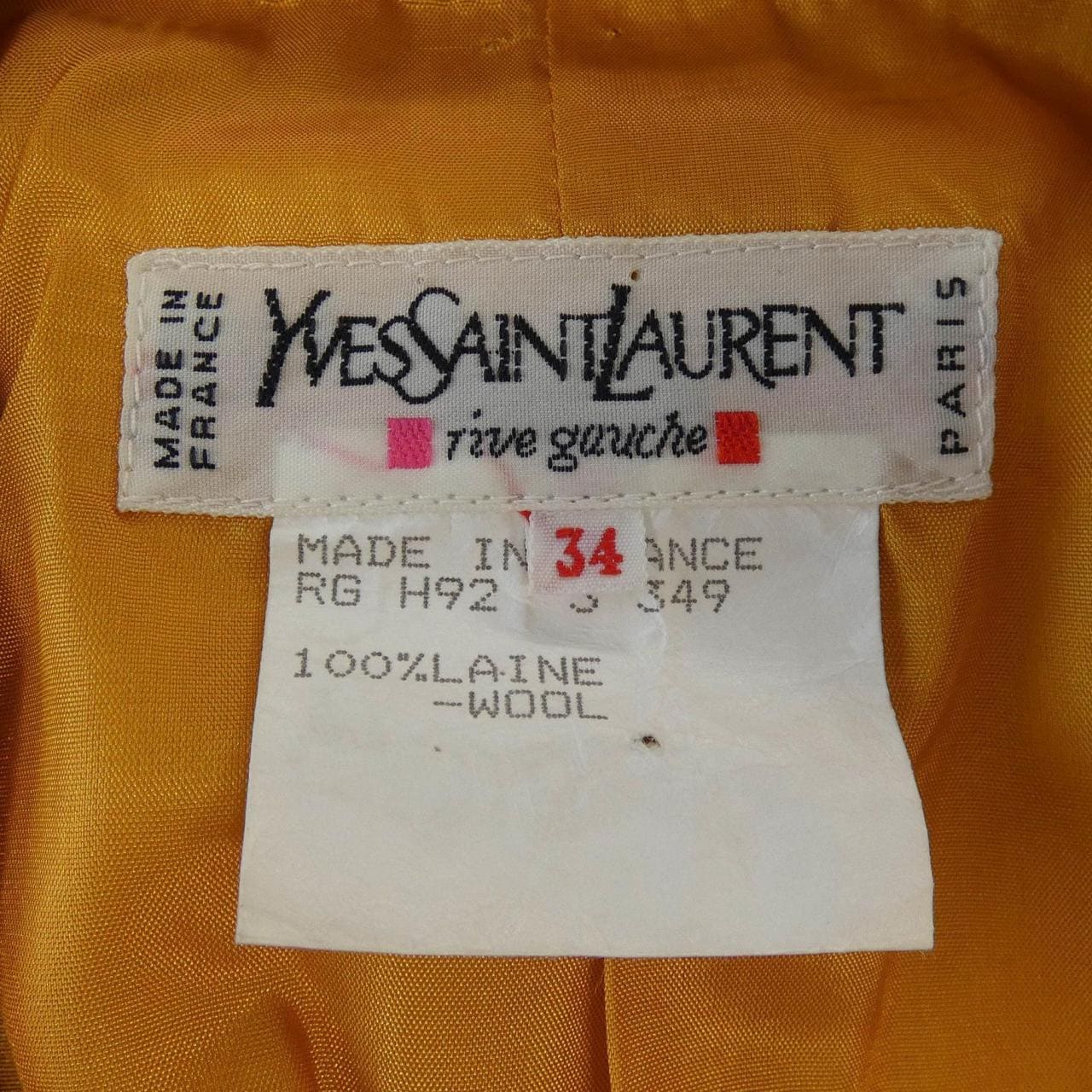 【ヴィンテージ】イヴサンローラン YVES SAINT LAURENT ジャケット