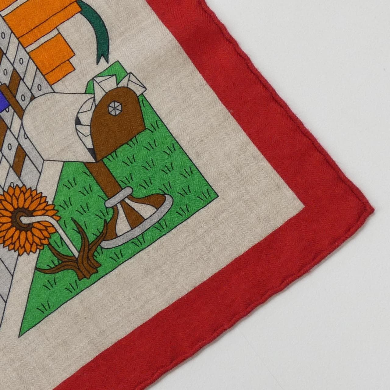 エルメス HERMES LA MAISON DES CARRES H242941S カレジェアン140 ショール