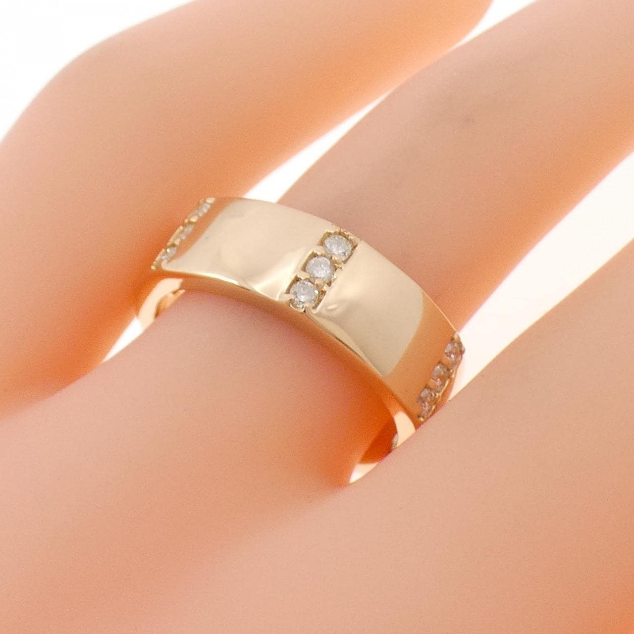 K18PG ダイヤモンド リング 0.20CT