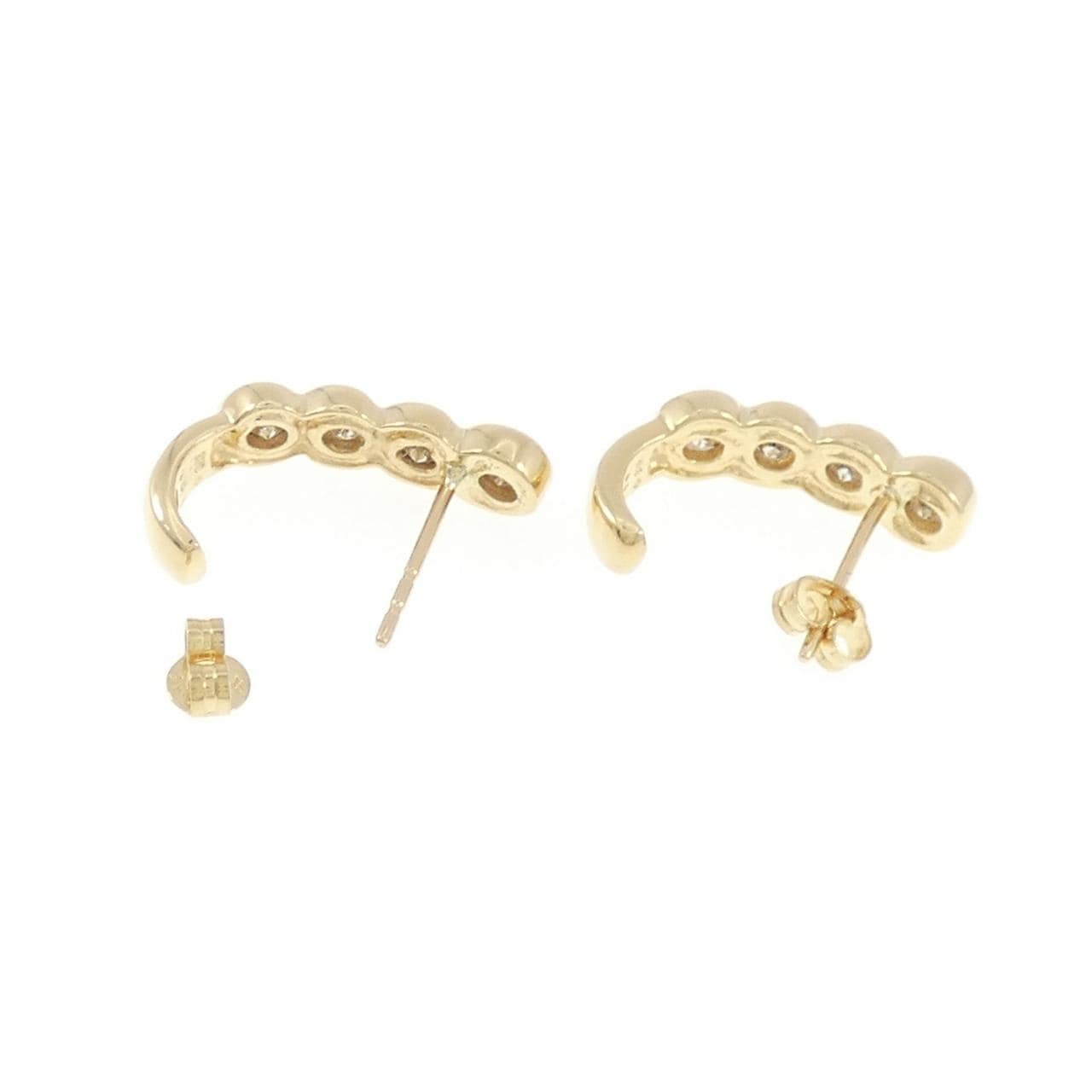 K18YG ダイヤモンド ピアス 0.50CT