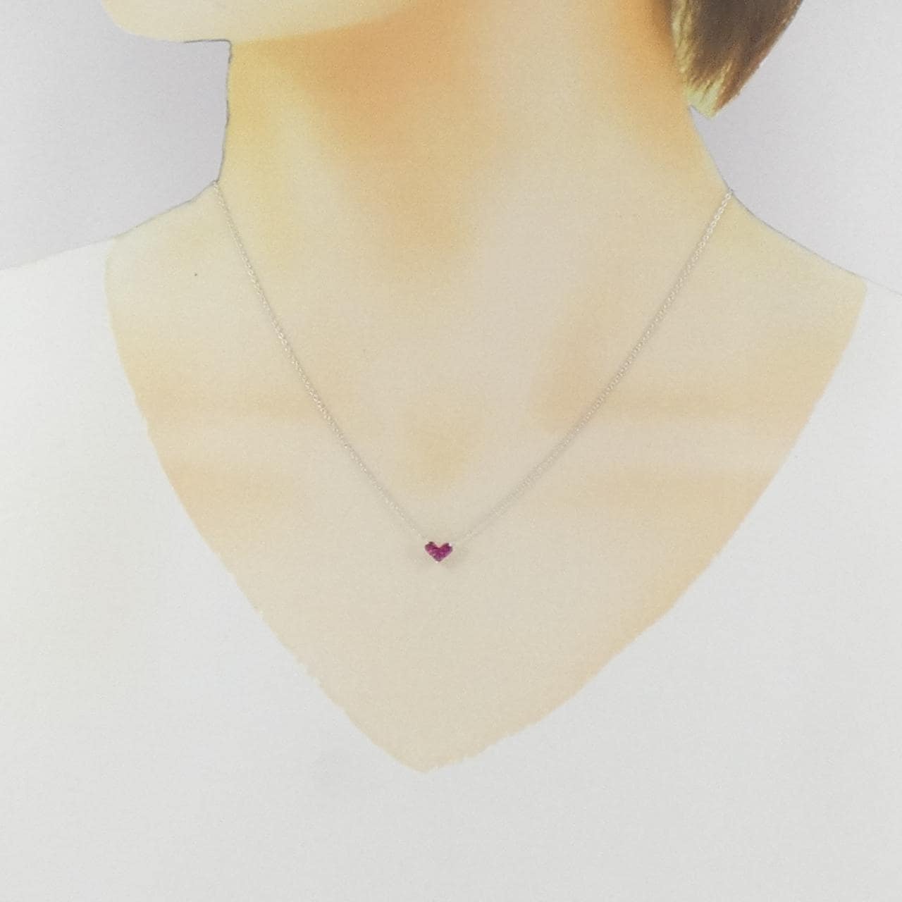 スタージュエリー ミステリアスハート ネックレス 0.25CT